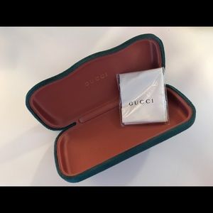 GUCCI glasses case.